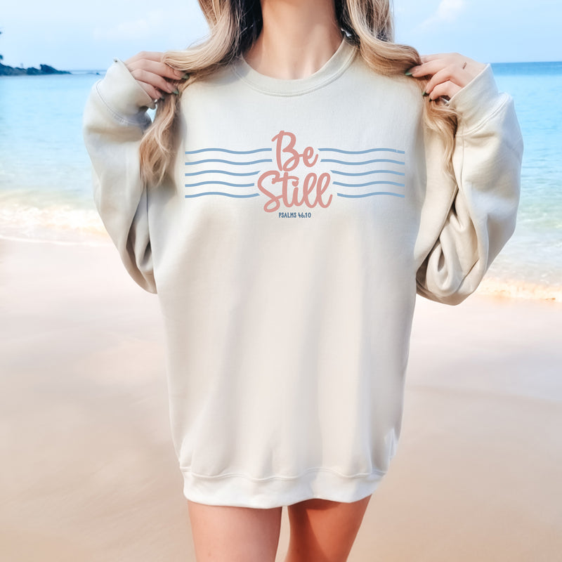 BE STILL CREWNECK