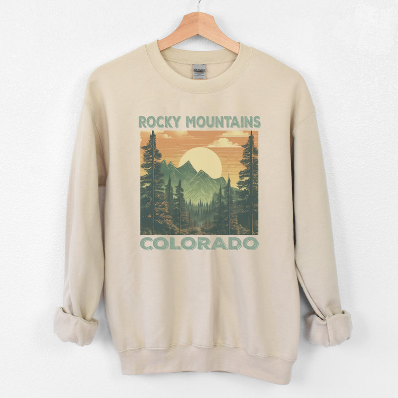 ROCKY MOUNTAINS NATIONAL PARK SAND CREWNECK