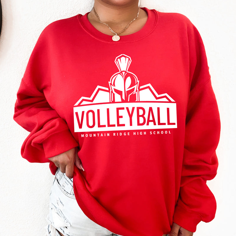 SENTINEL VOLLEYBALL CREWNECK SWEATSHIRT | 3 COLOR OPTIONS