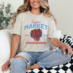 FARMER'S MARKET STRAWBERRIES TEE
