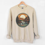 ZION NATIONAL PARK SAND CREWNECK SWEATSHIRT