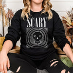 SCARY SKELETON CREWNECK SWEATSHIRT