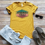 Heather Mustard Summer Vibes Unisex Short Sleeve Tee