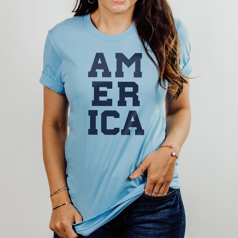 AMERICA BLOCK LETTERS TEE