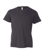 B+C YOUTH 3001 CVC TEE | HEATHER CHARCOAL