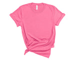 B+C 3001 CVC TEE | HEATHER CHARITY PINK