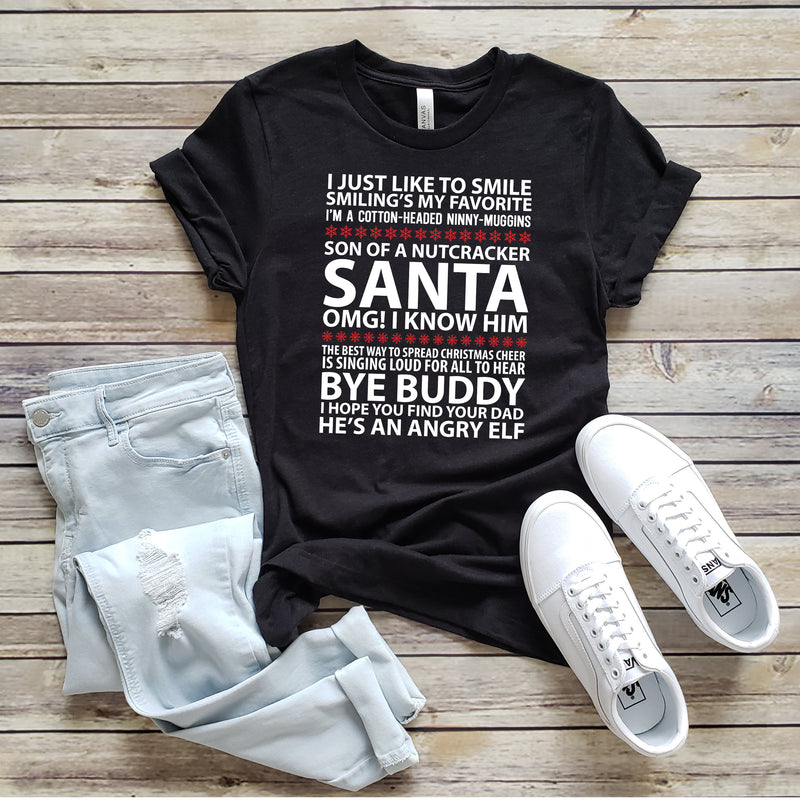 FAVORITE HOLIDAY MOVIE QUOTES TEE | ELF