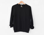 GILDAN CREWNECK SWEATSHIRT | BLACK