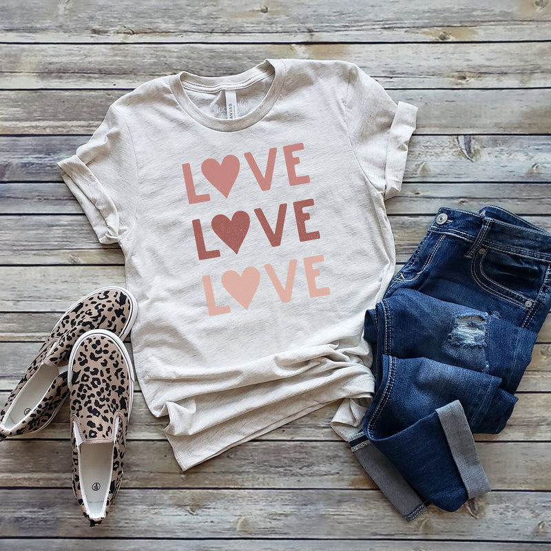 LOVE X3 TEE