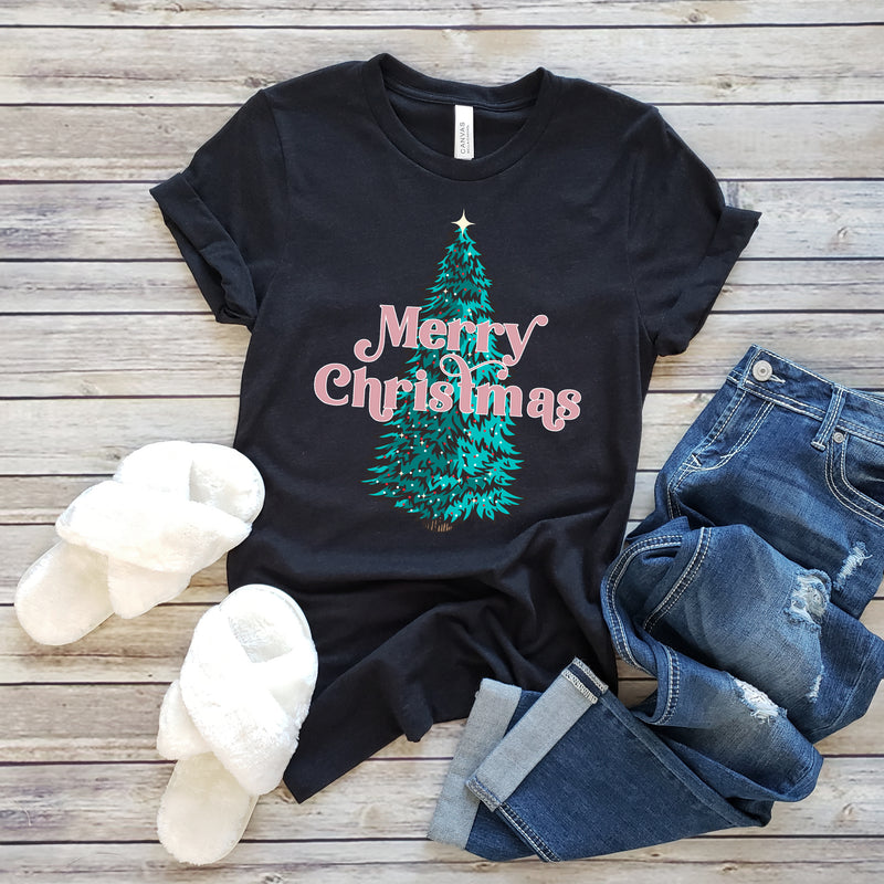 MERRY CHRISTMAS TREE TEE