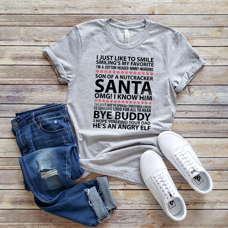 FAVORITE HOLIDAY MOVIE QUOTES TEE | ELF