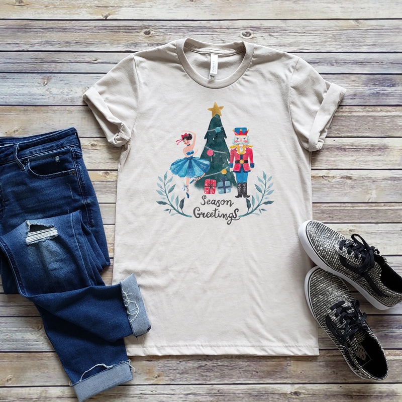 SEASONS GREETINGS NUTCRACKER TEE