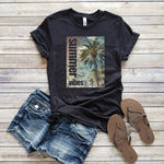 SUMMER VIBES PALM TREE TEE