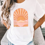 RETRO ARCHED SUNSET